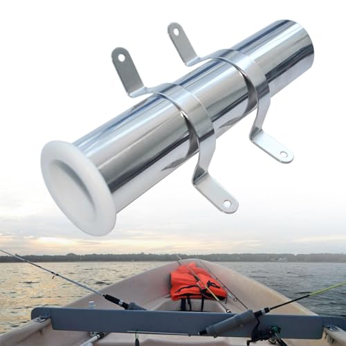 menolana Assento para vara de pesca Suporte para vara de pesca Barco Iate aço inoxidável sobre trilh