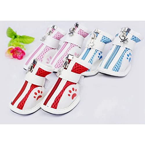 PetPhindU Botas de cachorro respirável sapatos de caminhada antiderrapante botas de cachorro botas d