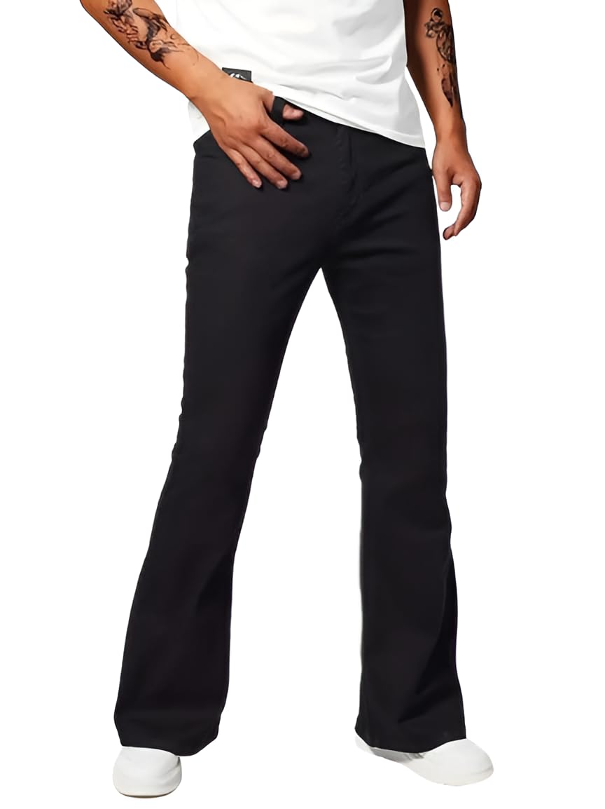 ben martin Men's Wide Leg Fit High Rise Jeans-picture-41