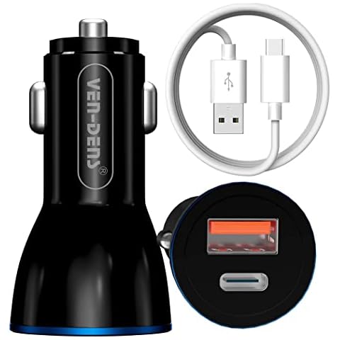 Fast Car Charger with 2 Meter Cable Cover