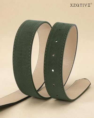 XZQTIVE Women Suede Belt for Jeans Dresses Fashion Retro Gold Buckle Ladies Waist Belts - Image 6