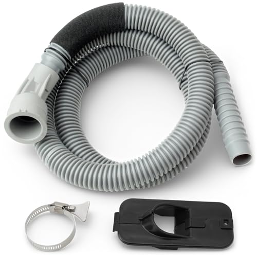 GLOXTED DC97-18682D Washer Drain Hose Assembly Compatible with Samsung Washing Machine WA45H7000AW WA45T3400AP Replace DC97-18682B DC97-18682C DC97-18682E DC97-18682A Leak Proof Extended Drain Pipe