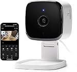 Geeni Smart Indoor Pet Camera, 1080p HD Video, WiFi Mini Cam Monitor System for Dogs & Cats, Motion Detection Alerts, Pan/Tilt/Zoom, Night Vision, 2-Way Audio, Works with Alexa