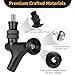 WELLBOM Draft Beer Keg Tap Faucet, Stainless Steel Core Brass USA Standard 1-1/8