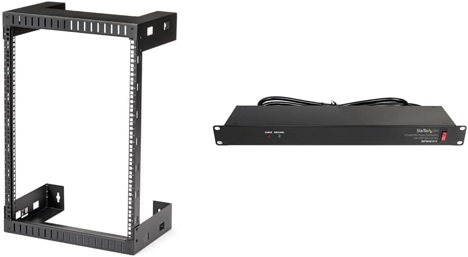 15U 19" Wall Mount Network Rack 12" Deep 2