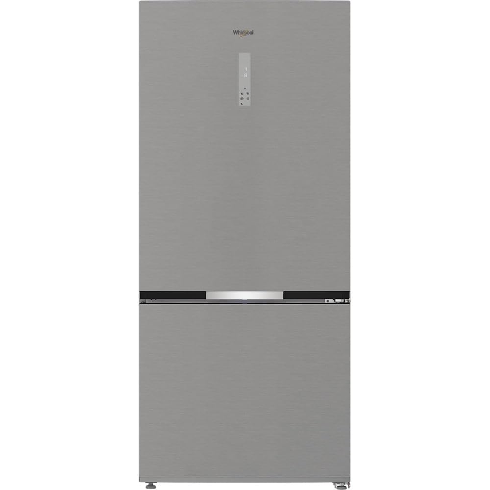 Whirlpool WHK2 6614 X6E Frigorifero combinato a libera installazione, Dual no frost, 83cm, Classe C, Pearl Inox, 34 dbA, h193 cm