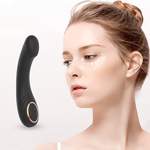 Jtffer Updates Handheld Eye & Face Electric Wand Massager-Portable Personal Body Facial Vibrating Massage-For Puffy Eyes/Dark Circles/Eye Bags, Smooth Lip Wrinkles-Black #TOP18