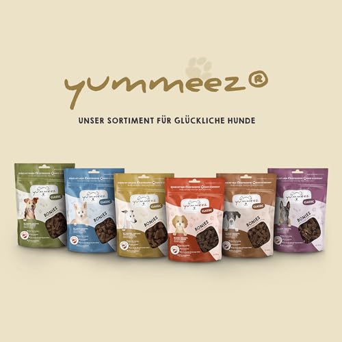 Yummeez Getreidefreier Hundeleckerli wie Kleine Knochen mit Hohem Fleischgehalt für Training oder Belohnungen, 175 g (1er Pack)