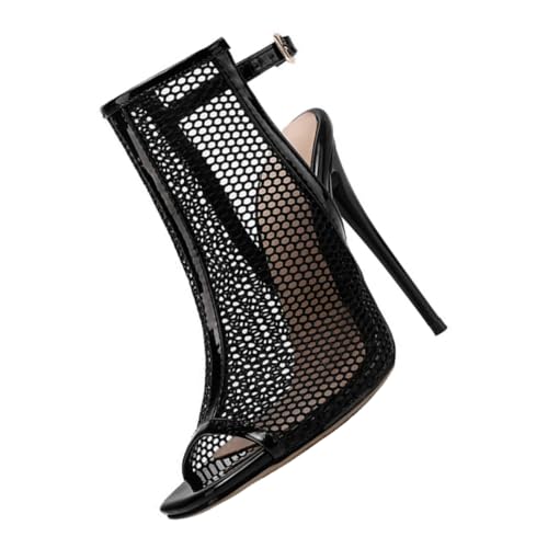 Sandales à talons femme élégantes pour vos soirées d'été et événements chic en noir Mipcase