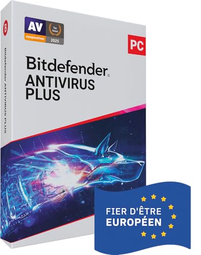 Bitdefender Antivirus Plus 2026 | 3 appareils | 2 Ans | PC | Code d'activation envoyé par courrier postal
