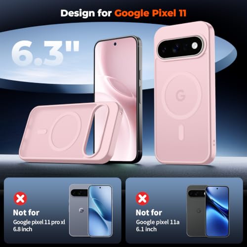 Image of SUPFINE Magnetic for Google Pixel 11 Case - Pink