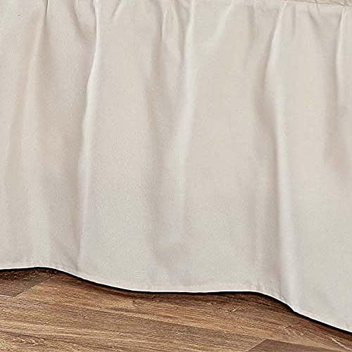 Saia Box Renata Ajustável Casal - Queen - King - Microfibra Palha