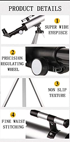Telescopio Monocular Astronómico para Principiantes 120x con Trípode miniatura 6