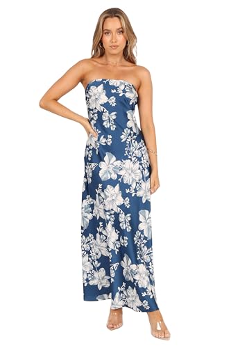 Image of Petal & Pup Women's Gemma Strapless Maxi Dress