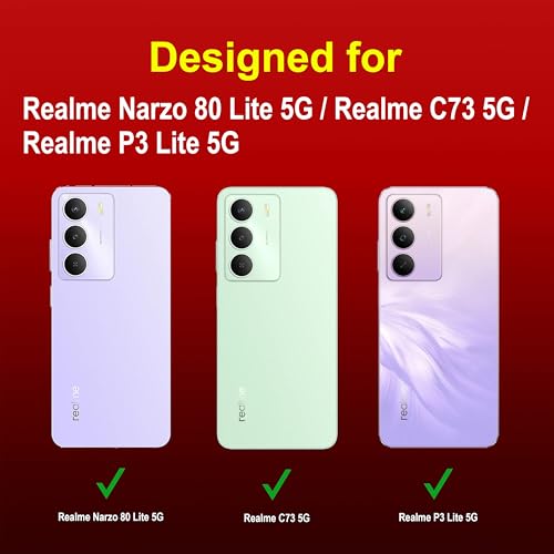 Image of Zapcase Back Case Cover for Realme Narzo 80 Lite 5G | Compatible for Realme Narzo 80 Lite 5G Back Cover | Liquid Silicon Magic Case with Camera Protection | Red