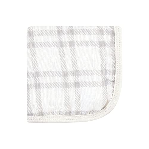 Image of Hudson Baby Unisex Baby Cotton Muslin Washcloths, Forest Animals, One Size