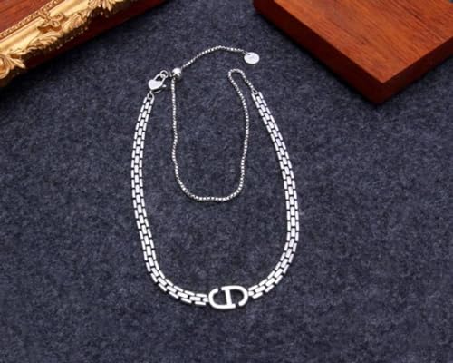 Collier cent et bracelet extensible MOCHAMIK en chaîne blindée