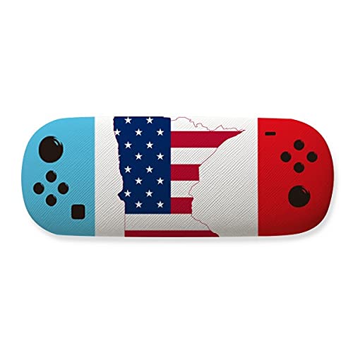 Étui de rangement USA Minnesota avec motif carte et drapeau américain
