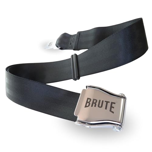 BRUTE Cinturon Avion Gym Cinturon Seguridad Gimnasio Anclaje Extensor Ajustable SeatBelt Gym Sujeccion Maquina Cuadriceps Entrenamiento