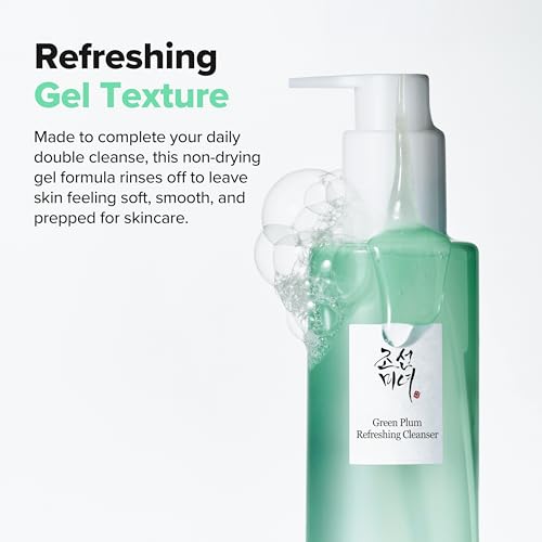 Image of Beauty of Joseon Green Plum Refreshing Cleanser Gel Type Deep Pore Cleansing, Acne Face Wash, Blackhead Remover for All Skin Types, Korean Skincare 100ml, 3.38 fl.oz