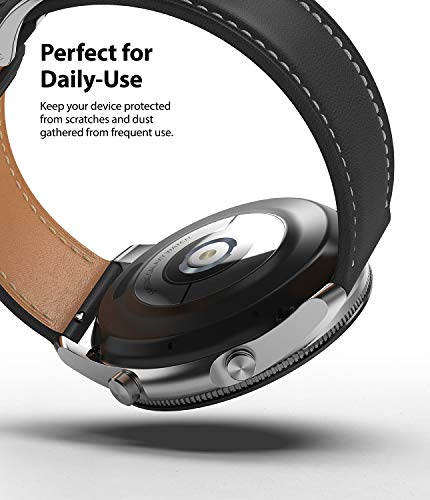 Image of Ringke Bezel Styling for Galaxy Watch 3 45mm Bezel Ring Adhesive Cover Anti Scratch Stainless Steel Protection for Galaxy Watch 3 45mm Accessory - Black [45-04]