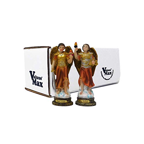 Set de 7 Estatuas de Arcángeles de Resina 5 pulgadas miniatura 3