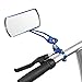 Jeemiter Bicycle Mirror,A Pair of 360 Rotation Back Rearview Mirror Handlebar Wide Angle Bike Mirror-Blue