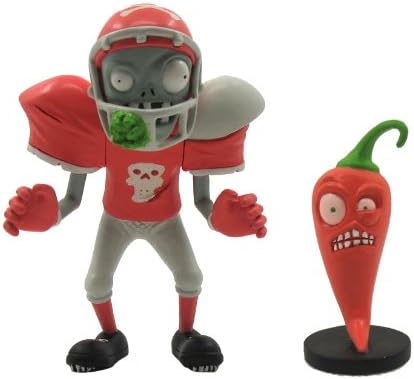 Plants vs Zombies Football Zombie 3" Action Figures with Jalapeno