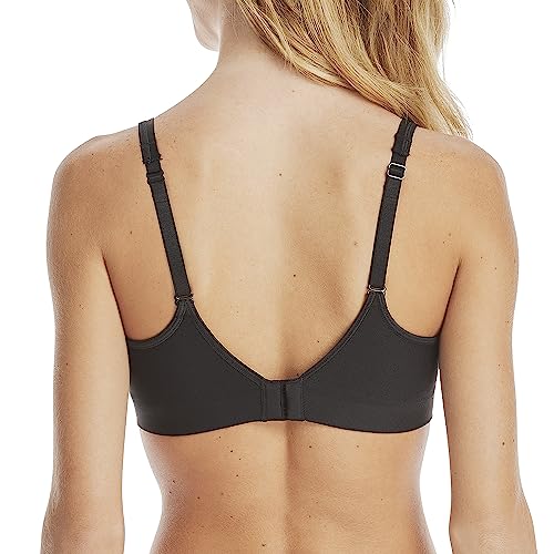 Hanes Women's Comfort Evolution Lace Wirefree Bra, Black, Small #TOP2