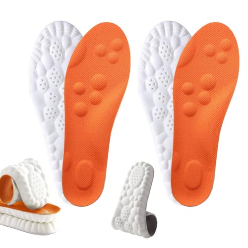 Mycepobrin 4D Memory Foam Insoles, Men 7-8/Women 8.5-9.5