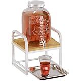 PAPAGIFTREE Beverage Dispenser Stand Only, Party Drink Dispenser Stand,Glass Drink Dispenser Holder for Parties, Catering Events