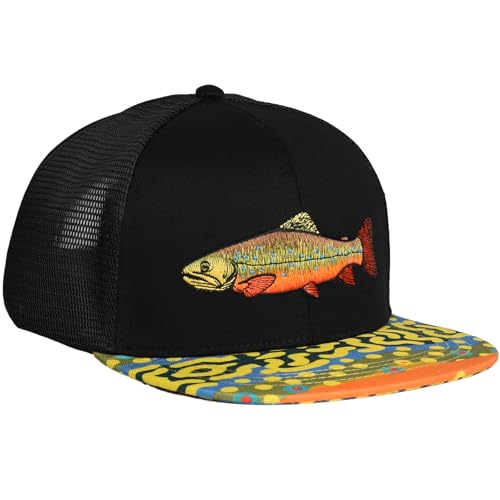 Image of EDTREK Outdoorsman Pro Trucker Breathable Mesh Performance Cap - Flat Brim Snapback Hat