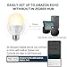 Sengled Smart Light Bulbs, Zigbee Hub Required, Works with Alexa and SmartThings, Voice Control with Google Home and Echo with built-in Hub, Soft White 60W Equivalent A19 Dimmable Smart Bulbs, 4-Pack