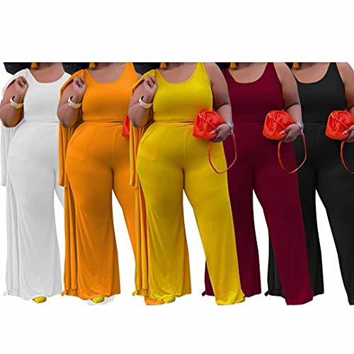 Women's Plus Size Tracksuit Winter Autumn Knitted Long-Sleeved Cardigan Jacket Long Pants Three Piece Sets Outfit Wine Red 2X #TOP5