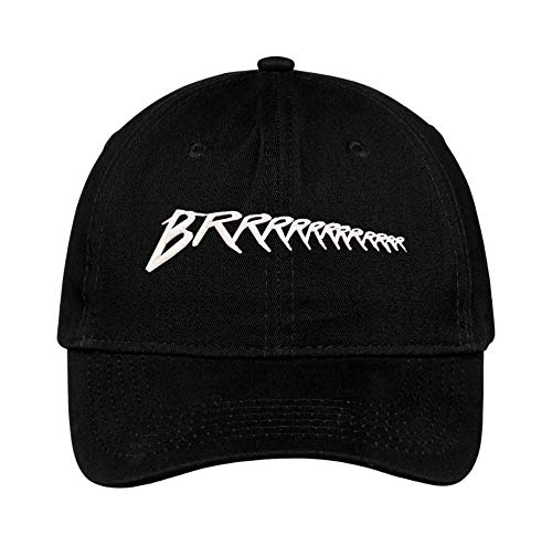 Anuel Brrrr Real Hasta La Muerte Embroidered Baseball Dad Cap Black