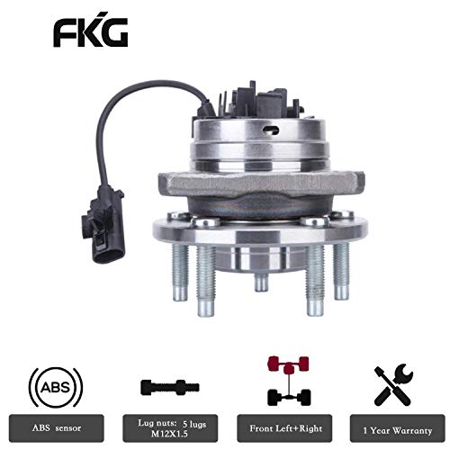 Fkg 513214 Front Wheel Bearing Hub Assembly For 04-12 Chevy Malibu, 05-10 Pontiac G6, 07-09 Saturn Aura, 08-10 Chevy Cobalt Hhr Ss Only #TOP1
