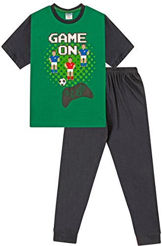 The Pyjama factory - Ensemble de Pyjama - Garçon Bleu Bleu Medium - Bleu - 13 Ans