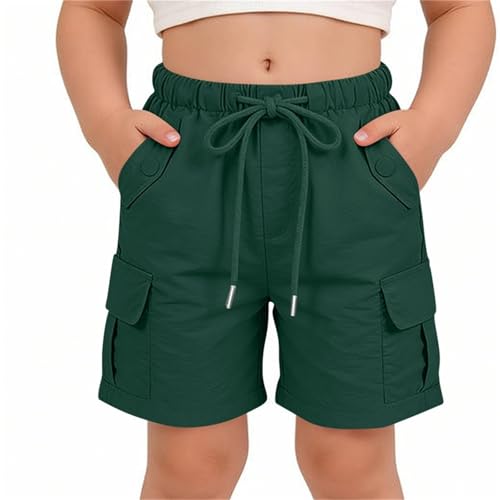 Pantalones cortos de diseño ligero y pierna ancha con longitud media