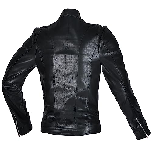 RENHE レディースライダースジャケット PUレザー Lサイズ