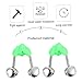 BESPORTBLE 100pcs Fishing Bell Fishing Rod Alarm Bells for Easy Alerts Fishing Twin Bells for Night Fishing Convenient Fishing Accessories for Rods