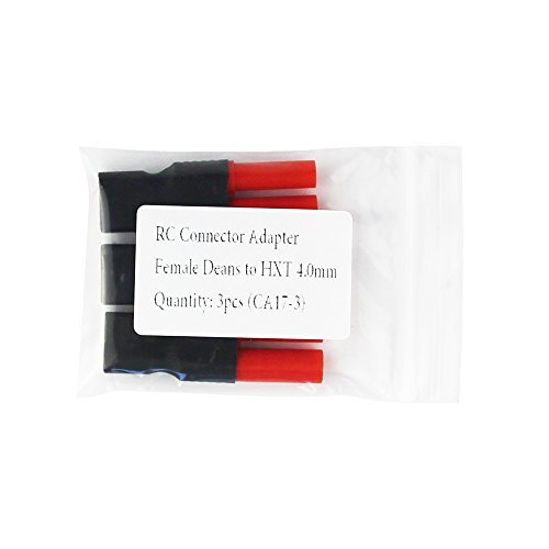 OliYin 3pcs Maschio HXT 4.0 mm a Femmina Deans