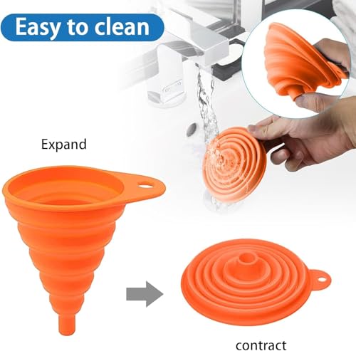 160 Stück Lacksiebe, Papier Lackfilter mit Faltbarer Silikontrichter Lacksieb Farbsieb 100 Mesh Filter Filterkegel Filterpapier für Autolack Lacken Farben