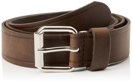 JACK & JONES Herren Jacpeet Belt Synthetikgürtel 12256694,Brown Stone,80