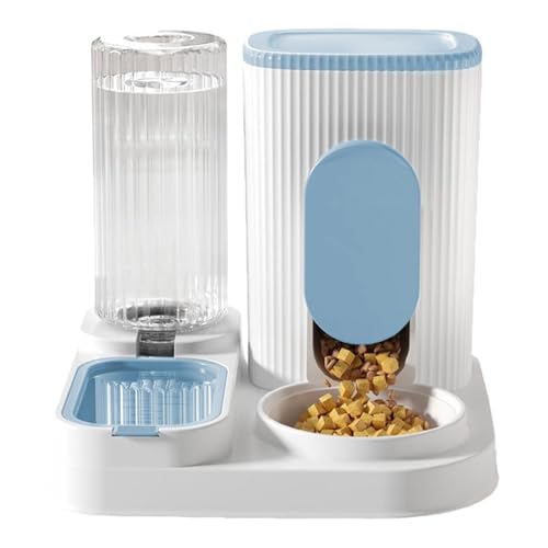 Distributeur d'eau de nourriture pour chat automatique gravité 2 en 1