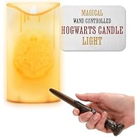 Vela Hogwarts con Control Remoto en Forma de Varita,