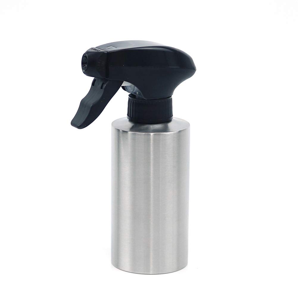 SoFull 250ml / 350ml Oil Spray Bottle, Barbecue Spray Bottle, Edible Oil and Vinegar Bottle, 304 Stainless Steel Oil Spray Bottle,Dispenser Bottle Kitchen Cooking Tool Silver 250ml