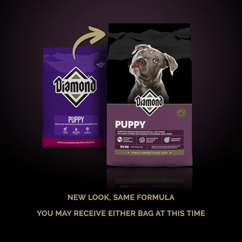 Diamond Premium Puppy is a Complete and Balanced Dry Dog Food Formula with High Quality Protein, Probiotics, and Healthy Fat That Provide High Nutritional Value in Growing Puppies 40lb