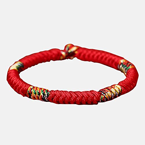 NAJING 2022 Année du Tigre Transit Bracelet Chaîne Rouge Femme Main TisséÀ La Main Chaîne Homme Bébé Enfant Bracelet Bracelet Bracelet,15cm Cover
