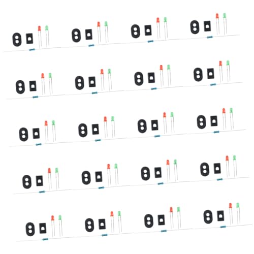 DOITOOL Mini Simulation Street Lamps Traffic Light Models Mini Traffic Lamp Decor Model Railroad Signal Railroad Signal Light