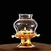 Produktbild Candlestick Butter Lampenhalter Innenlampe Legierung wasserdichte Lotus Lampe Home Decoration Glas (2er Set)